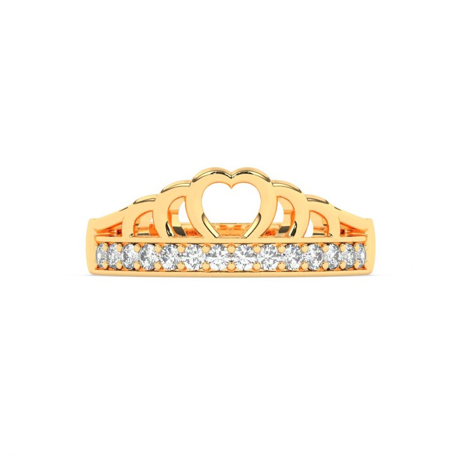Gold Classic Crown Ring Gold Classic Crown Ring