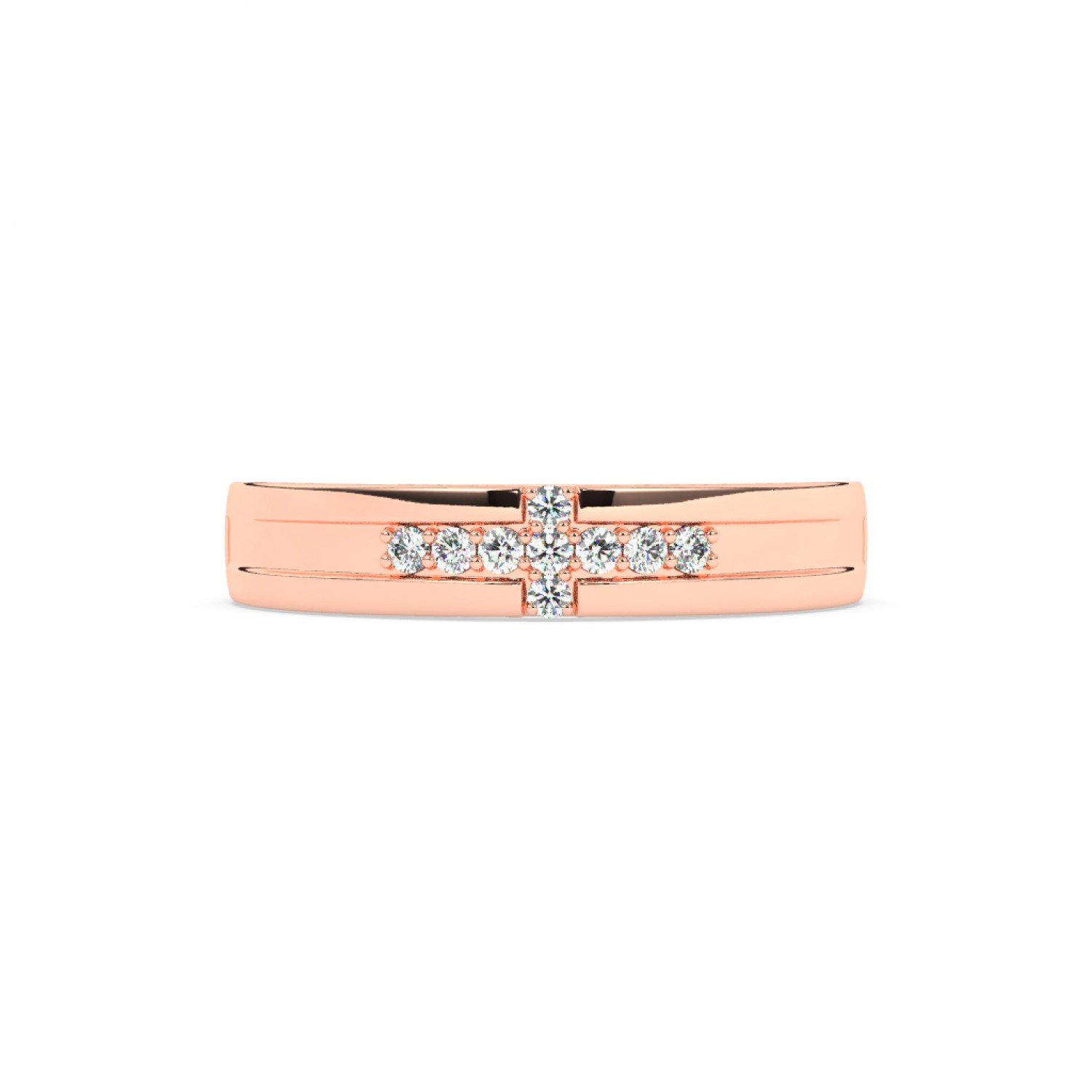 Rose Gold Zircon Stud Band Rose Gold Zircon Stud Band