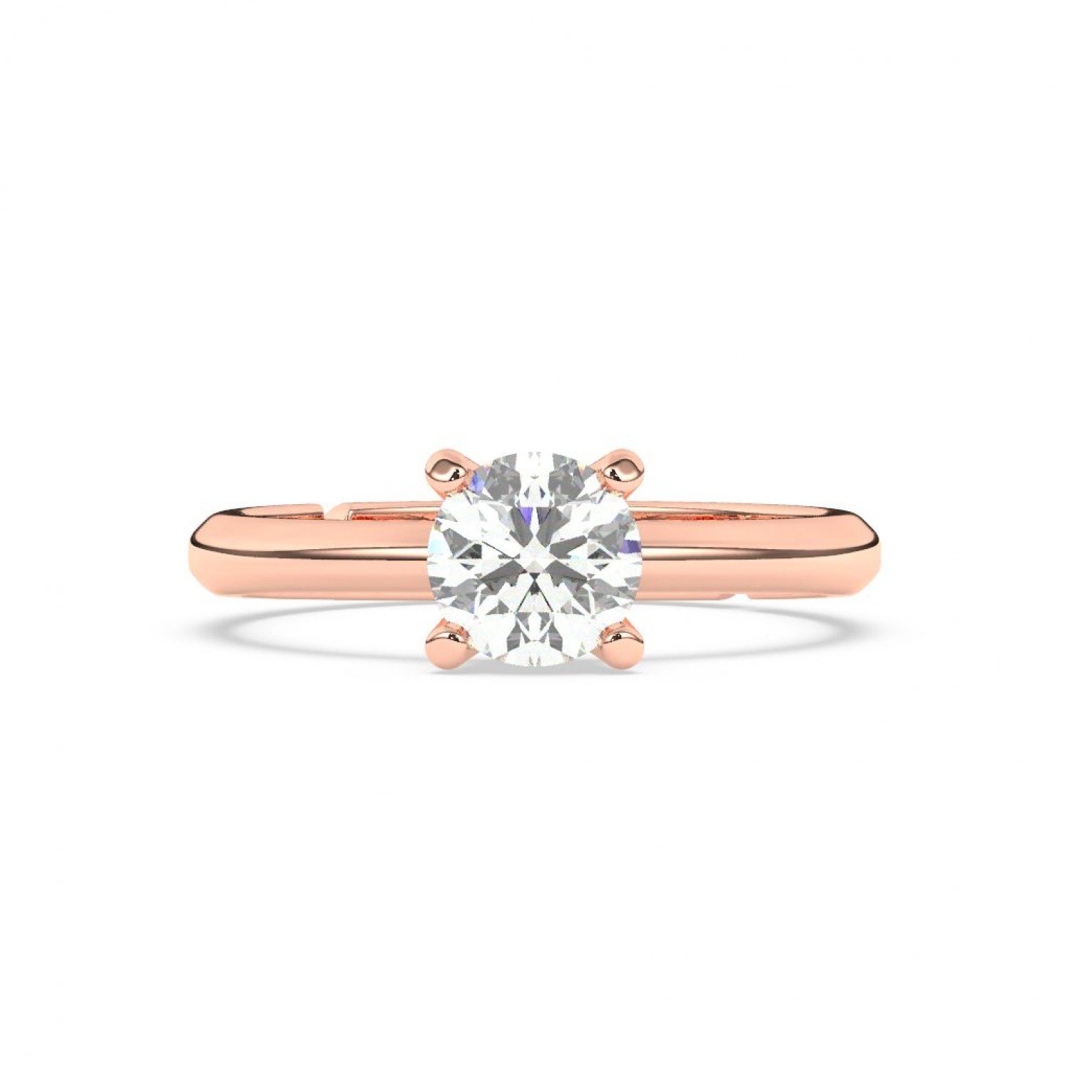 Rose Gold Zircon Vintage Ring