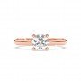 Rose Gold Zircon Vintage Ring