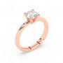 Rose Gold Zircon Vintage Ring
