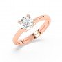 Rose Gold Zircon Vintage Ring