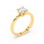 Gold Zircon Vintage Ring