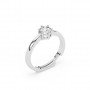 Silver Classic Solitaire Ring