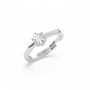 Silver Classic Solitaire Ring