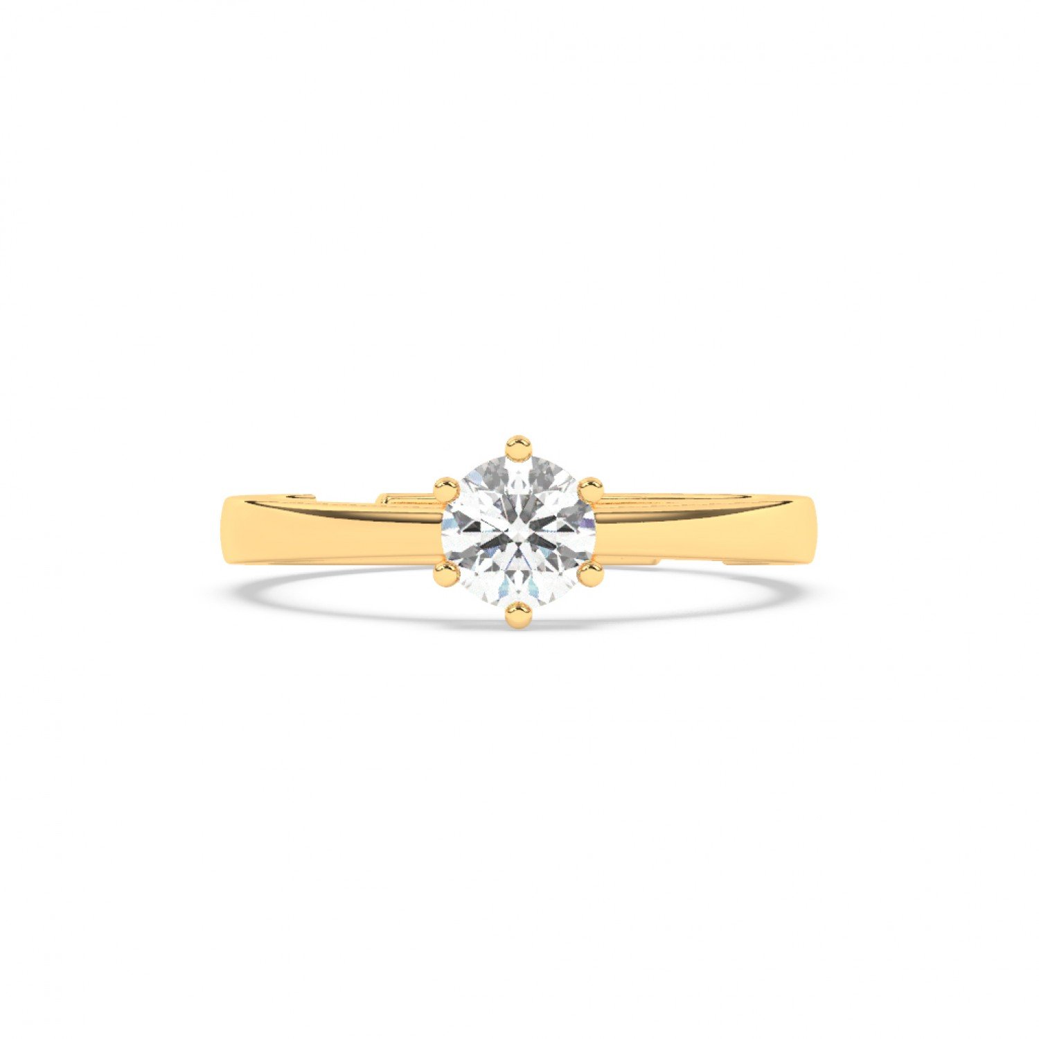 Gold Classic Solitaire Ring Gold Classic Solitaire Ring