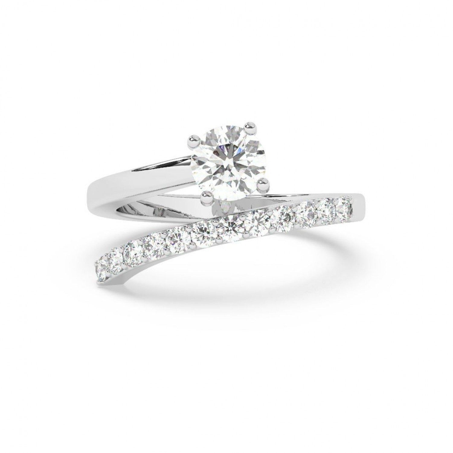 Silver Zircon Sunrise Ring Silver Zircon Sunrise Ring