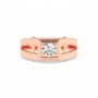 Rose Gold Statement Ring For Men
