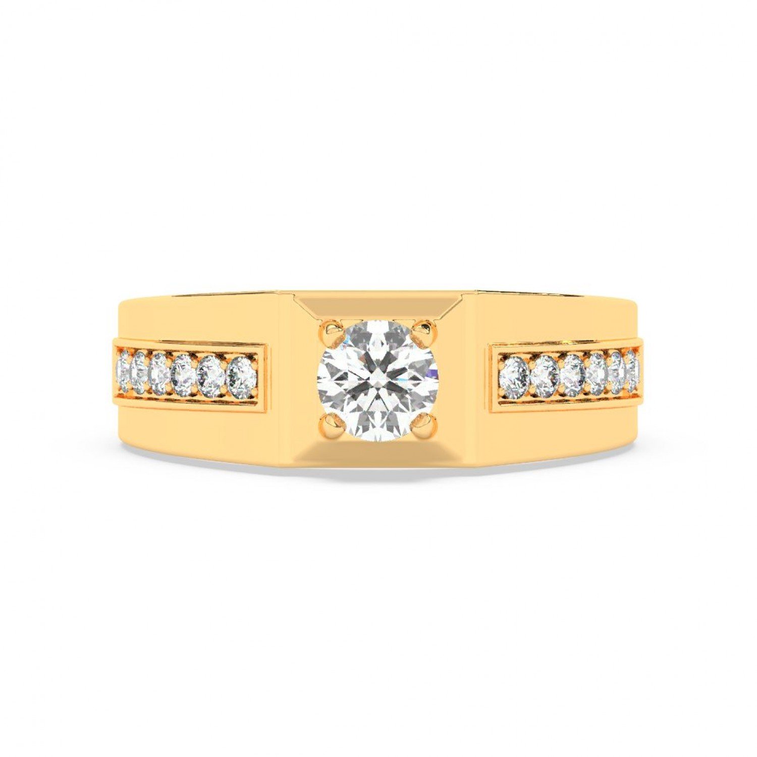 Gold Growth Ring For Him