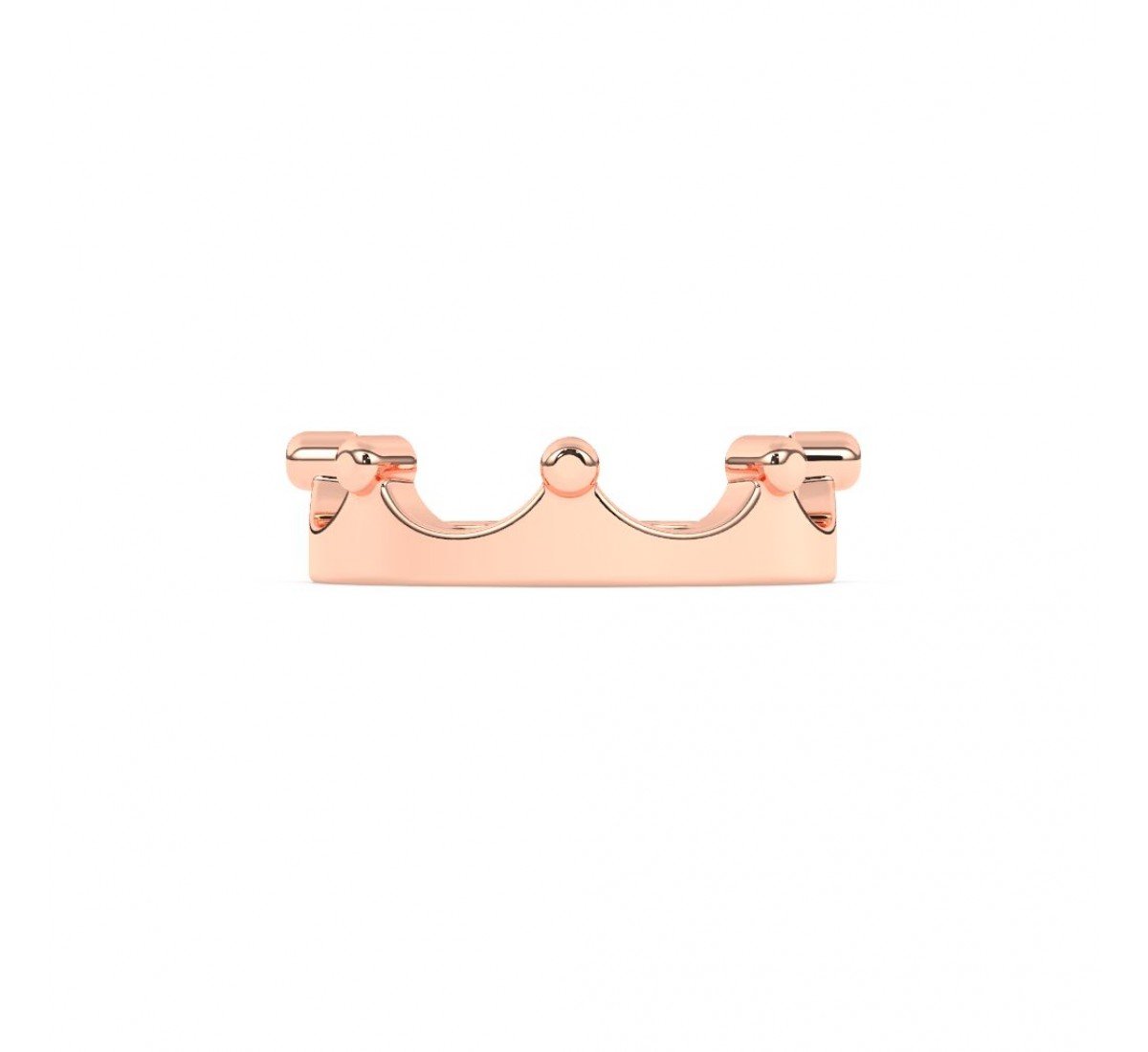 Rose Gold Queen'S Crown Band