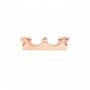 Rose Gold Queen'S Crown Band