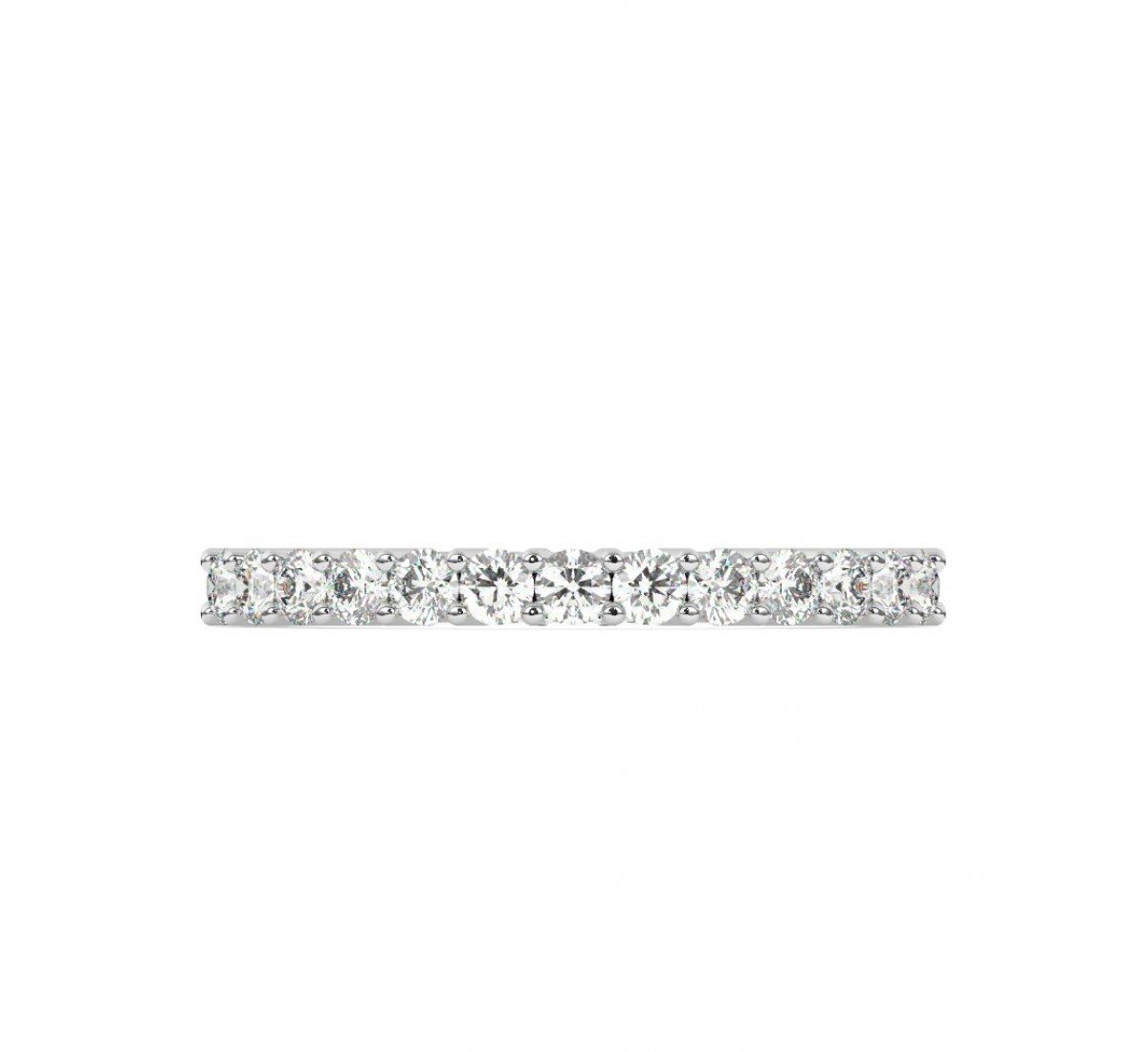 Silver Love Eternity Band