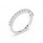 Silver Love Eternity Band