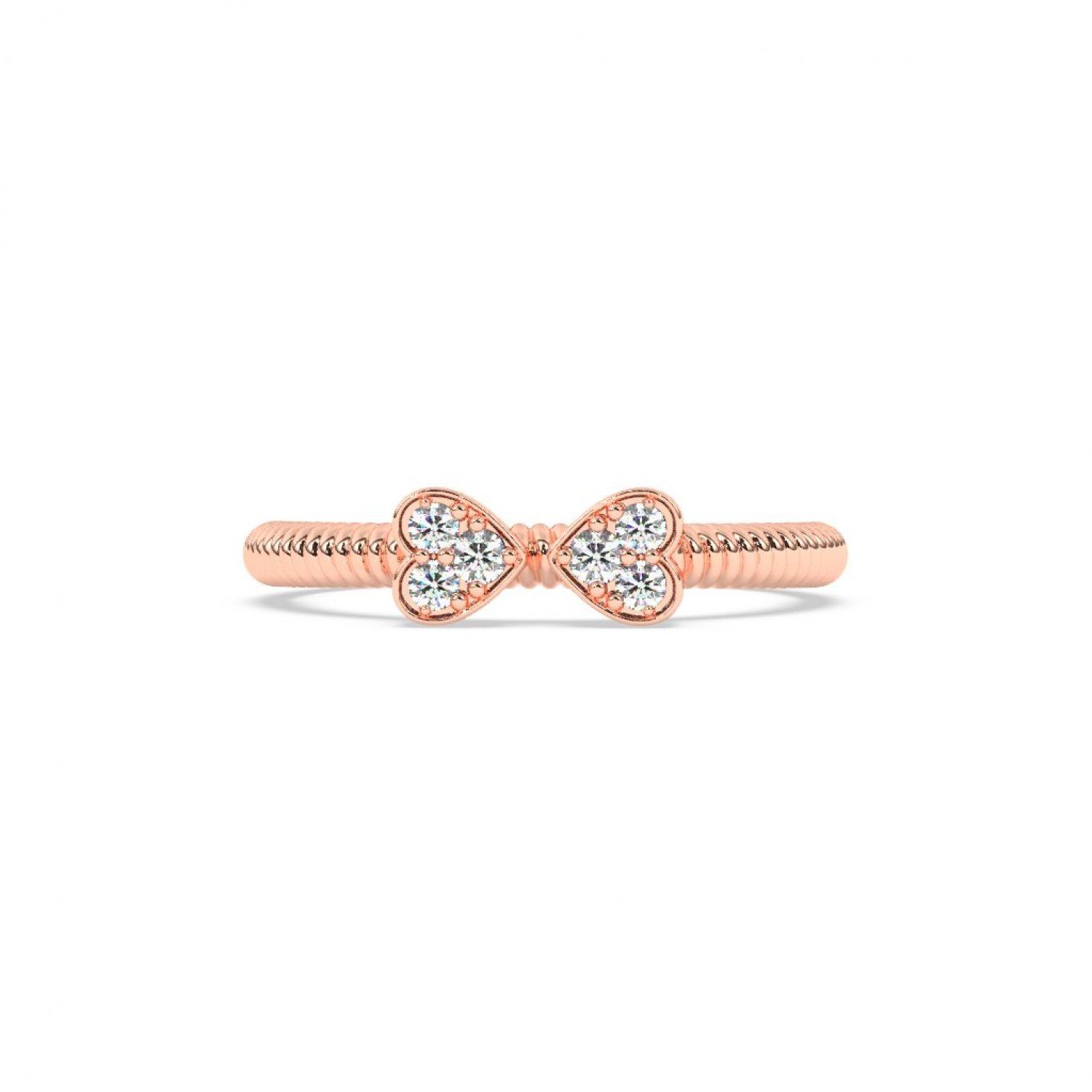 Rose Gold Adjustable Heart Ring Rose Gold Adjustable Heart Ring