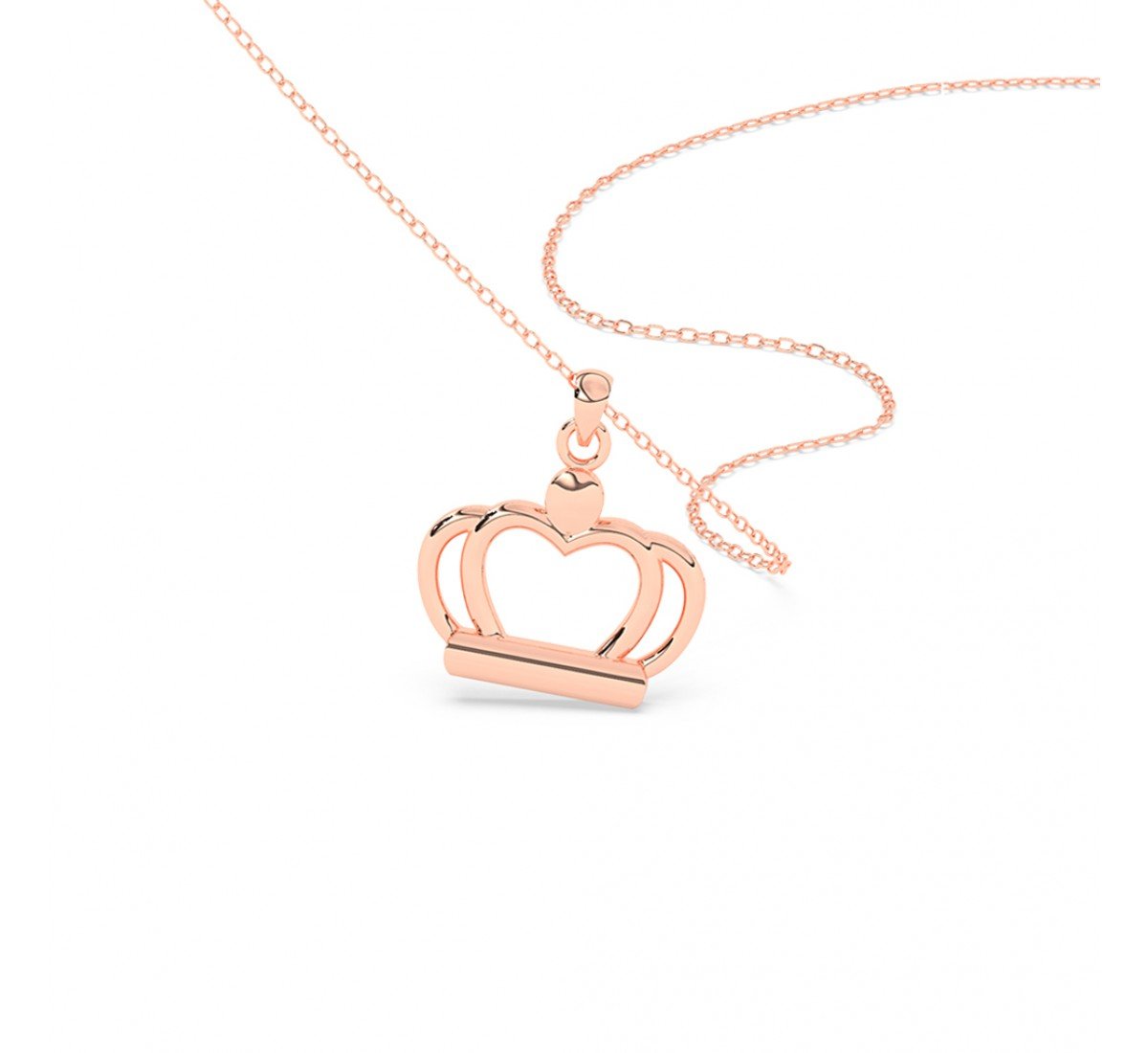 Rose Gold Queen Pendant
