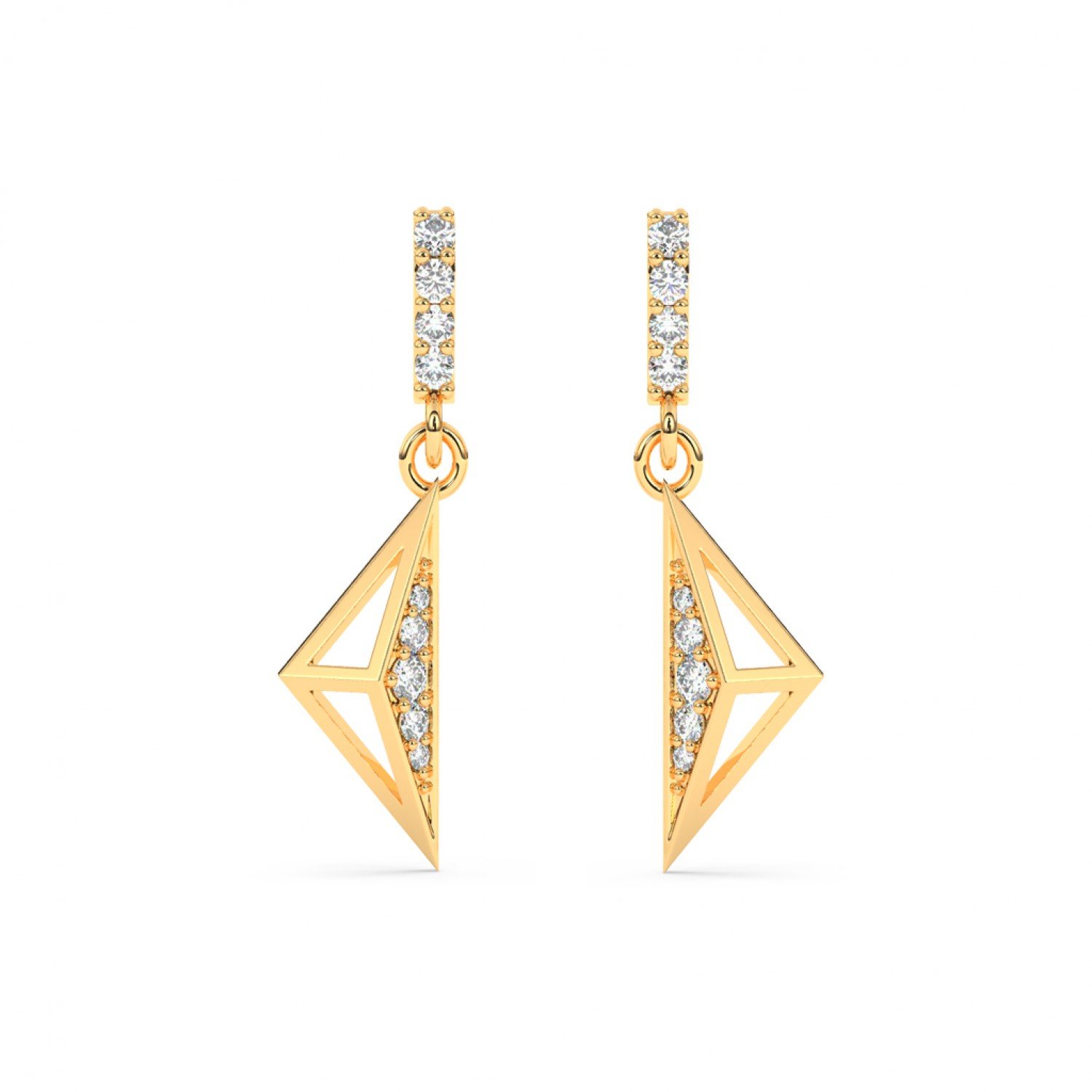 Gold Akira Drop Earrings Gold Akira Drop Earrings
