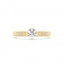 Gold Classic Solitaire Ring