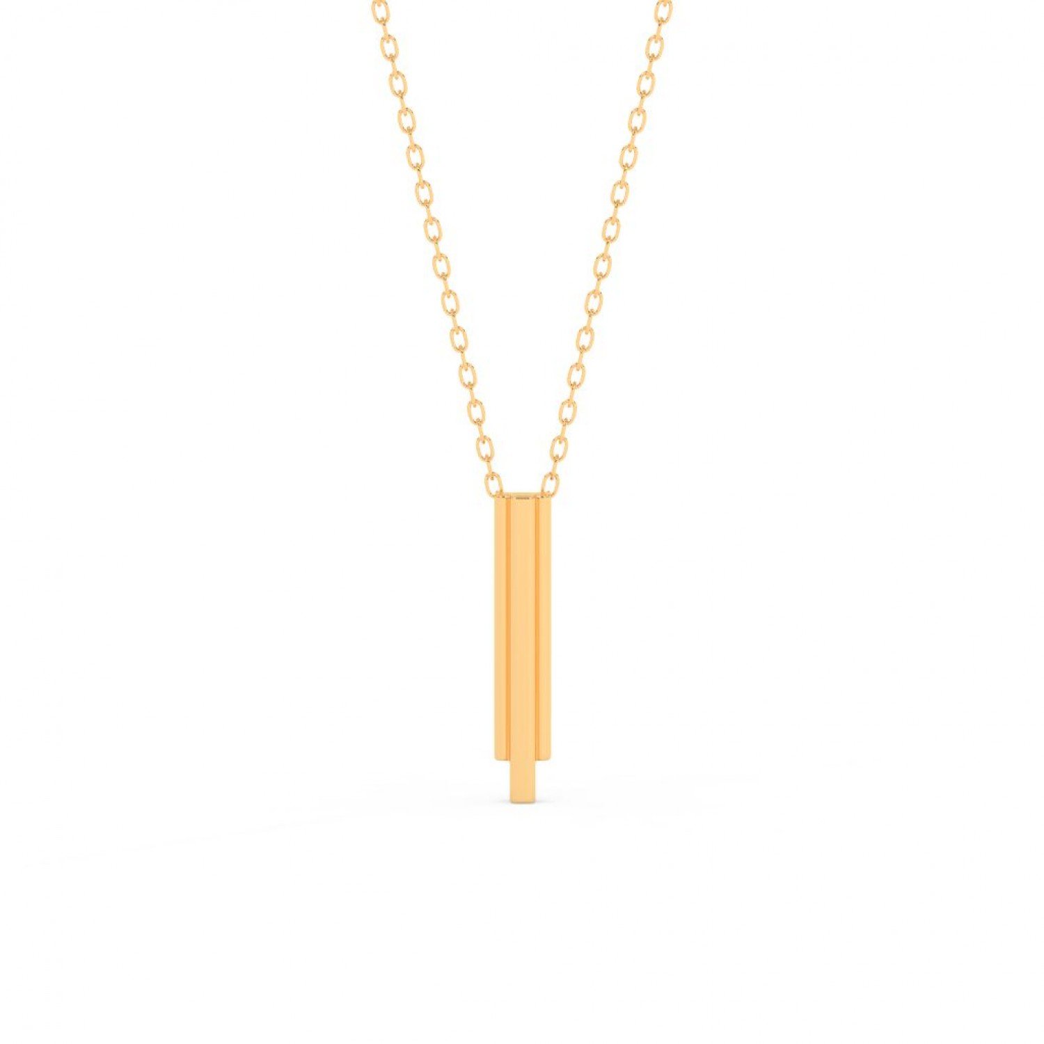 Gold Monolith Pendent