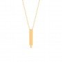 Gold Monolith Pendent