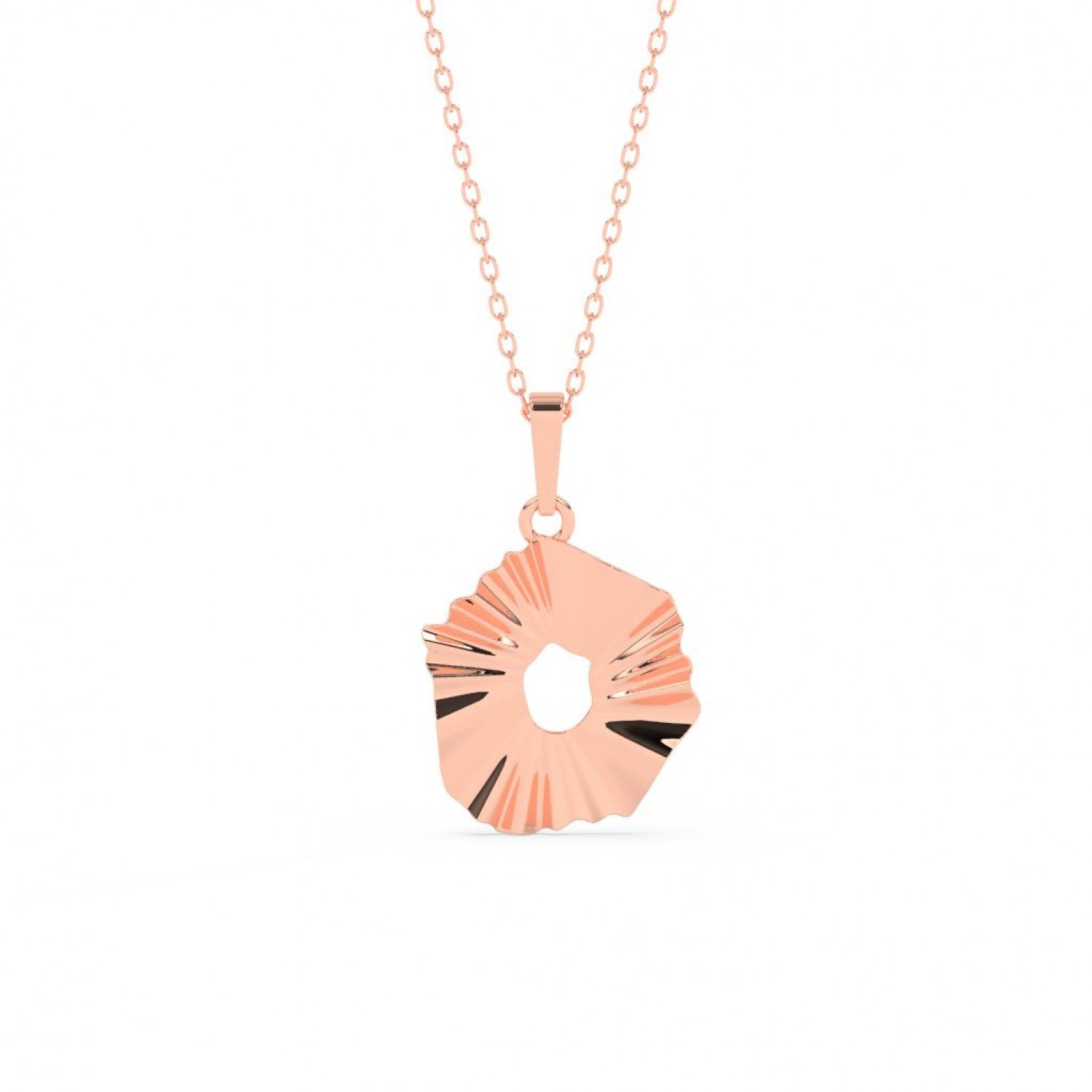 Rose Gold Styles Heptagon Pendent Rose Gold Styles Heptagon Pendent