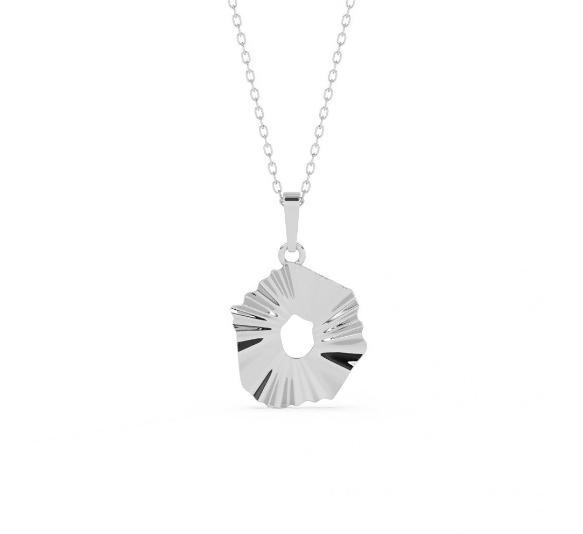 Silver Styles Heptagon Pendent