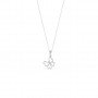 Silver Butterfly Pendant With Link Chain