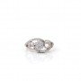 Silver Classic Designfloral Ring