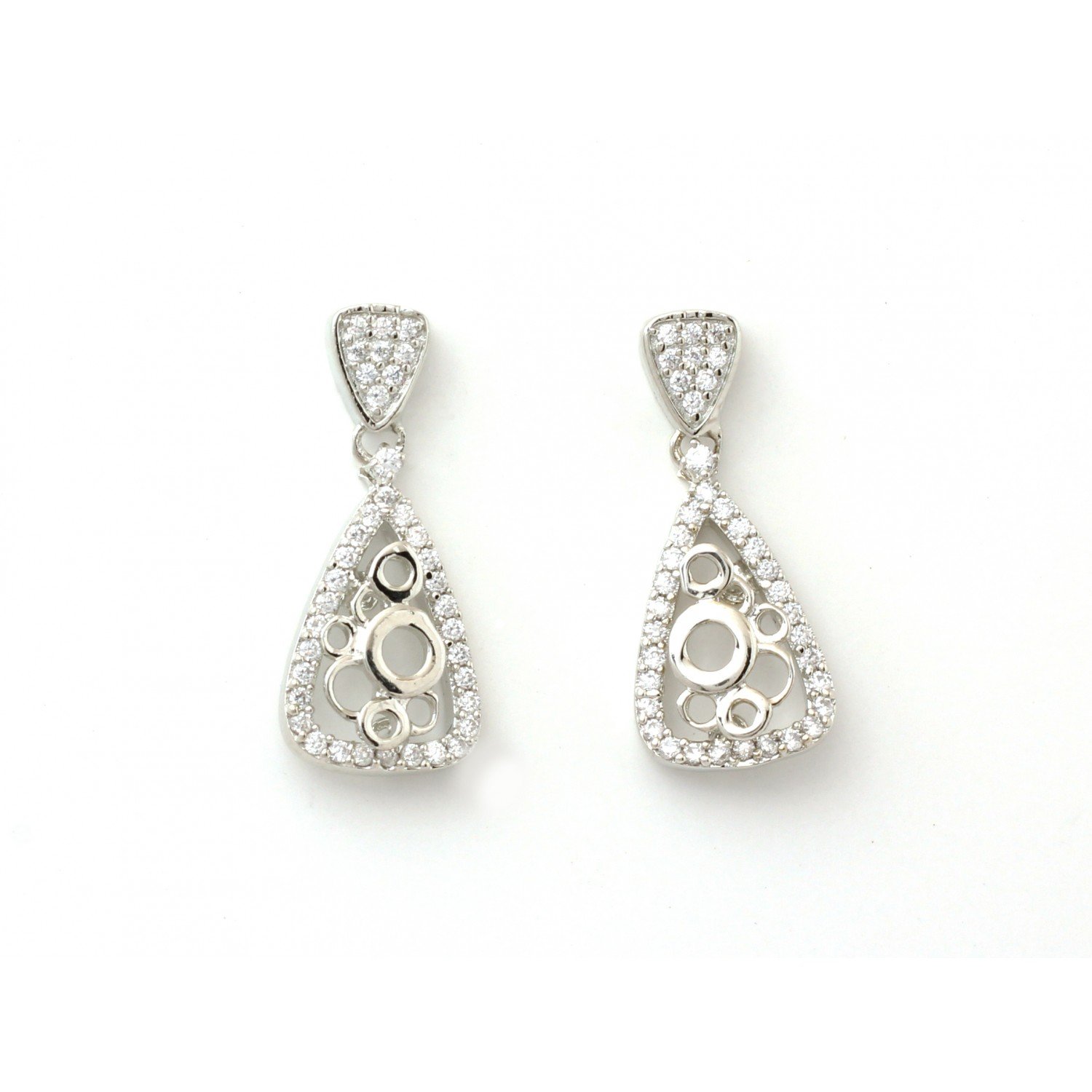 Silver Victory Triangle Earrings Silver Victory Triangle Earrings