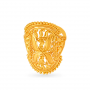Majestic Gold Blasted Ring