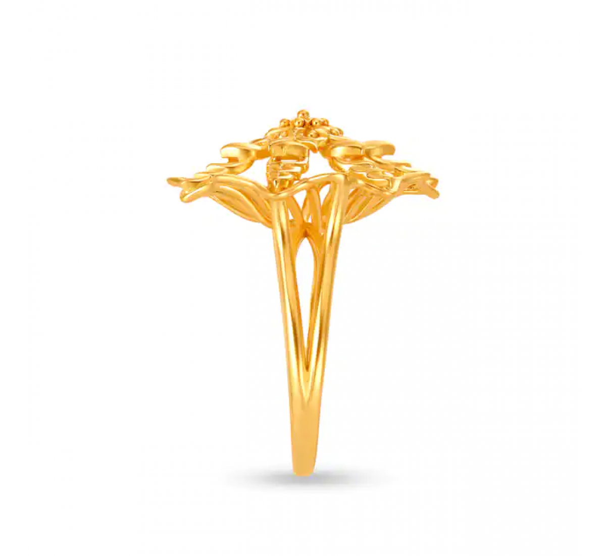 Palatial Floral Gold Ring
