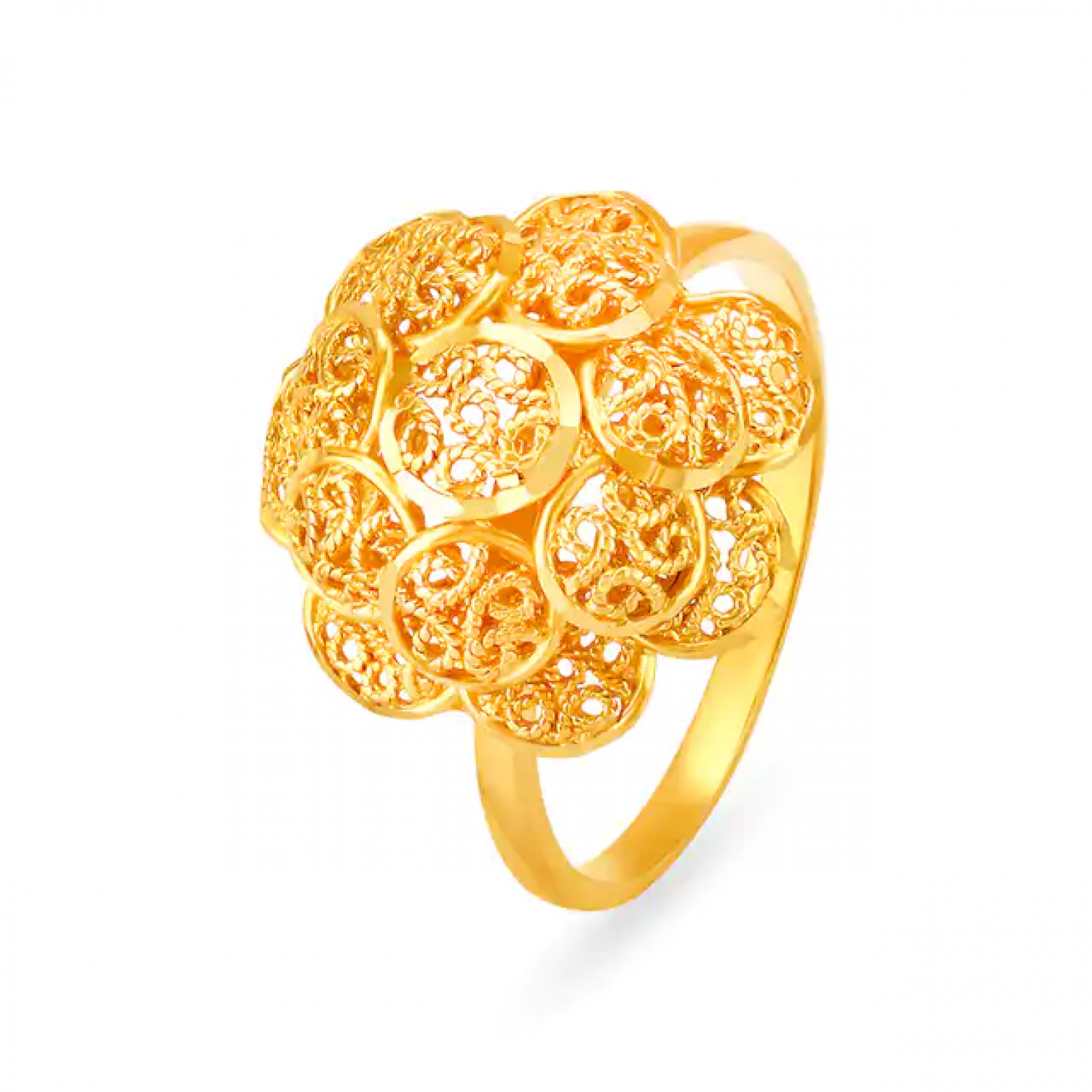 Unique Pattern Gold Ring