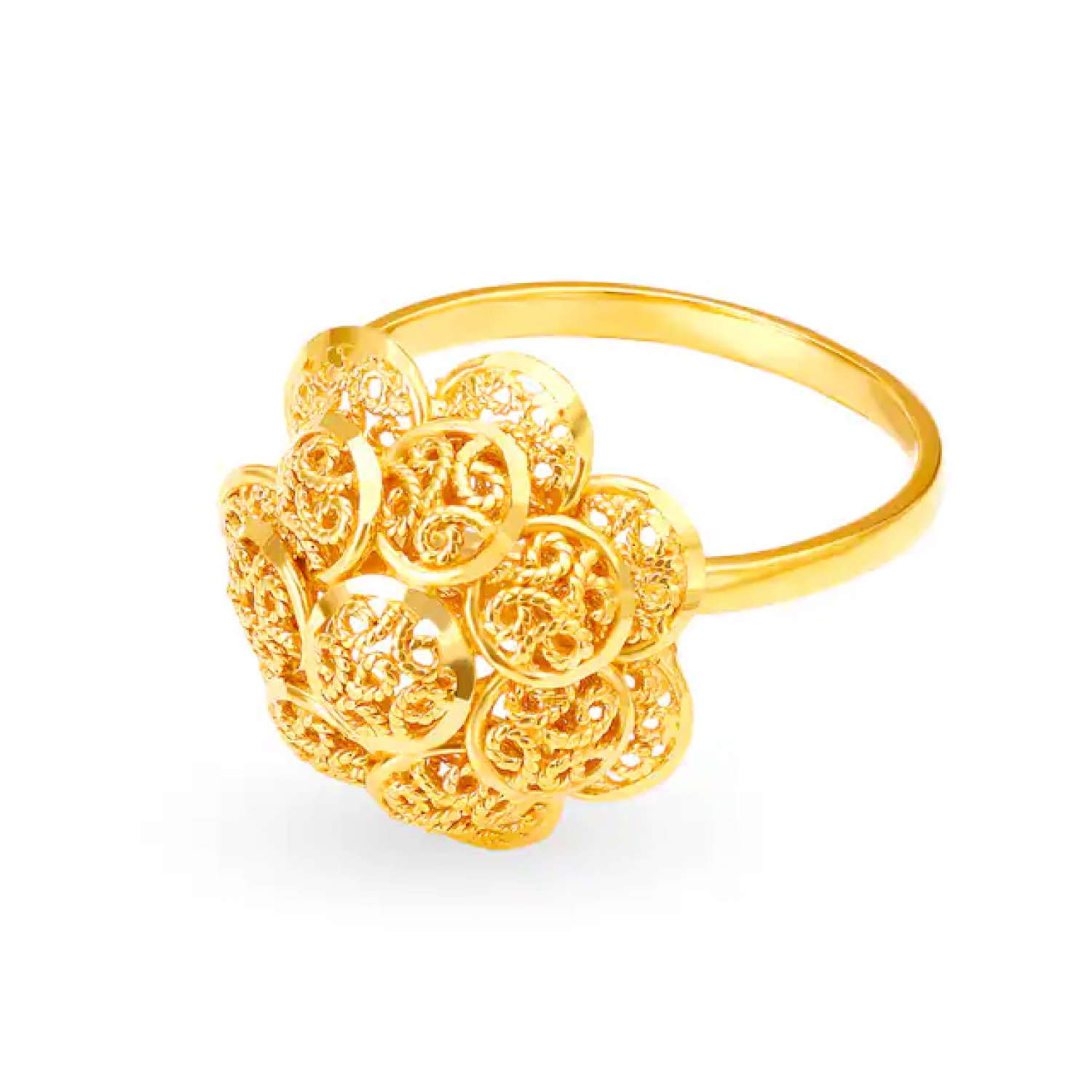 Unique Pattern Gold Ring