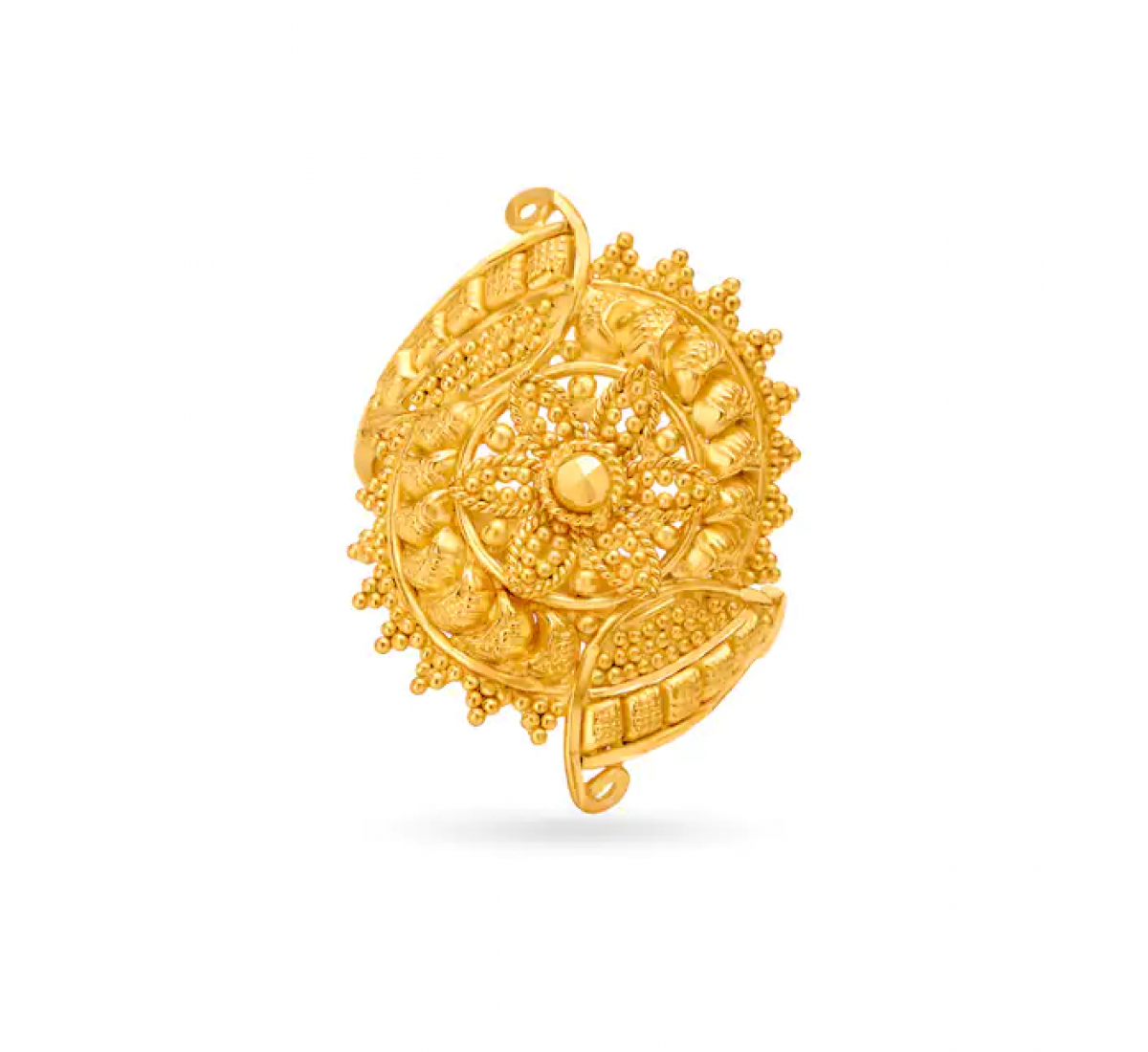 Floral Filigree Gold Ring