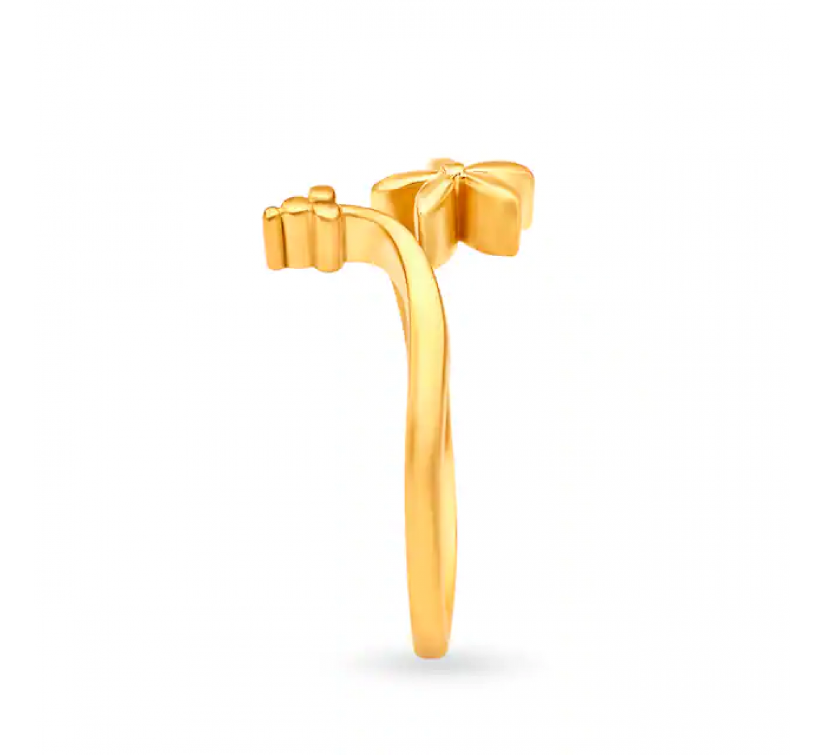 Exquisite Gold Floral Ring