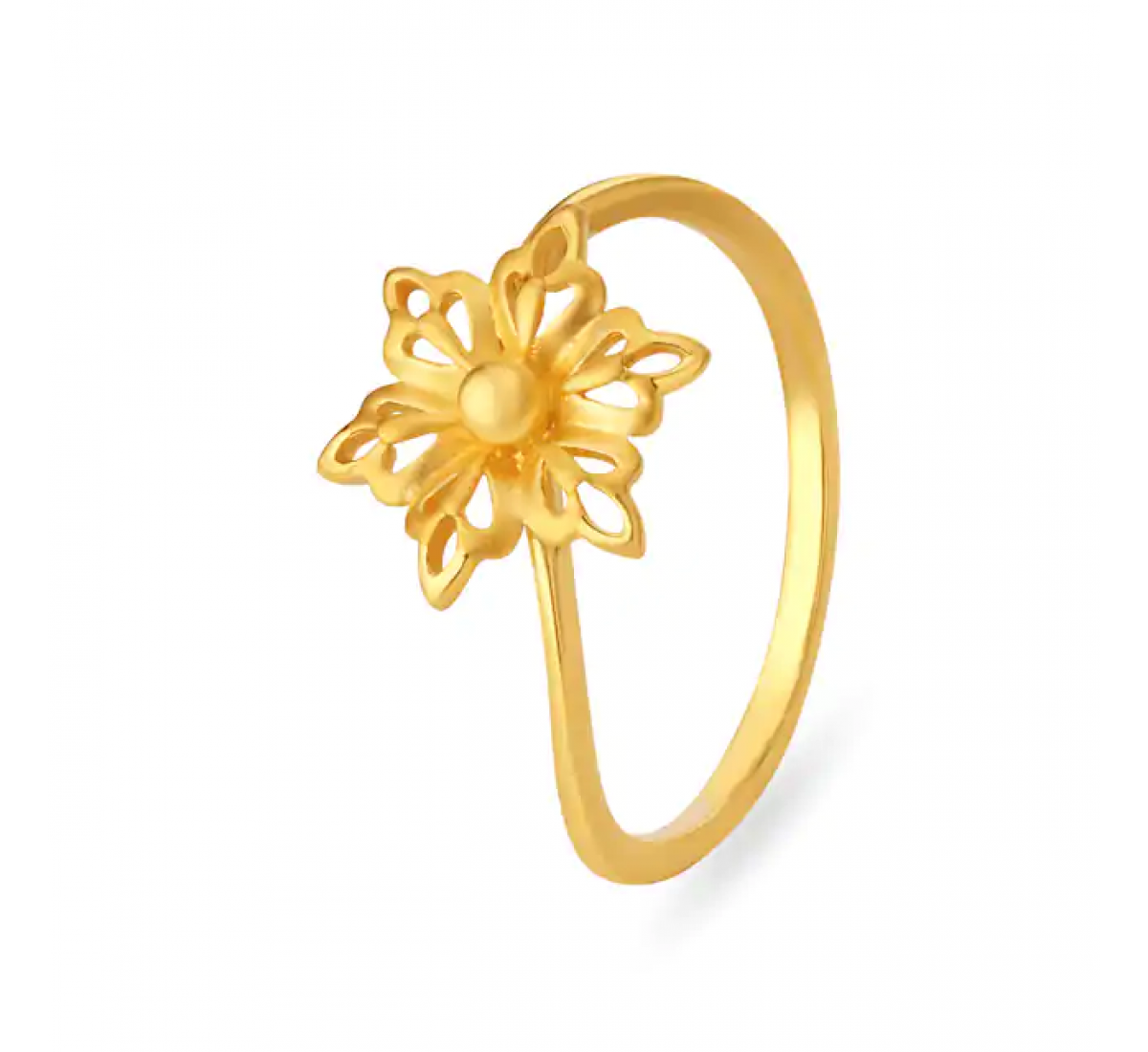 Marvelous Gold Floral Ring