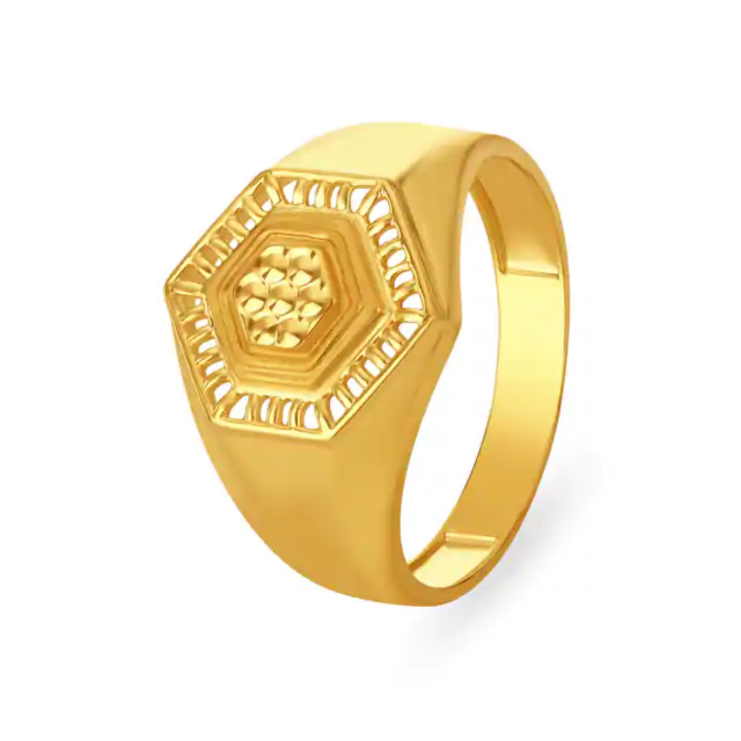 Stately Spiral Gold Ring