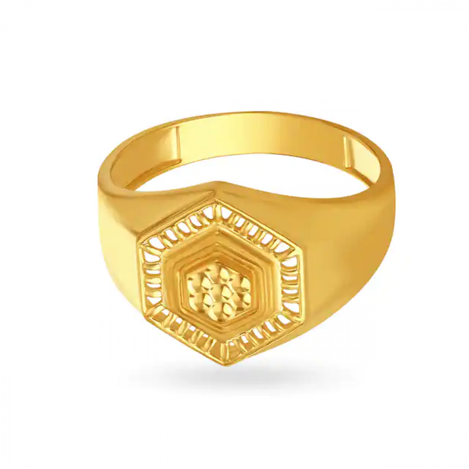 Stately Spiral Gold Ring