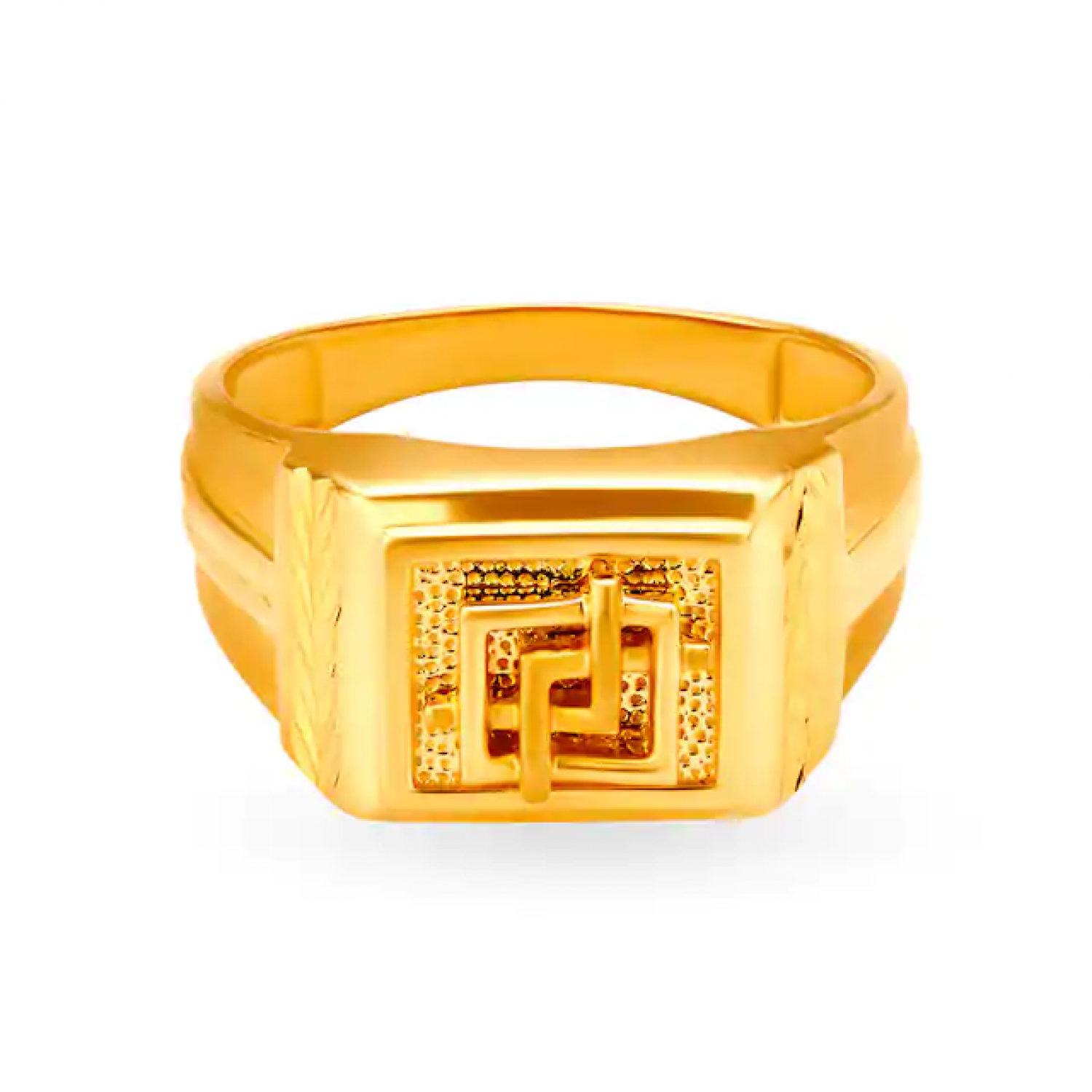 Illusionistic Gold Square Ring Illusionistic Gold Square Ring