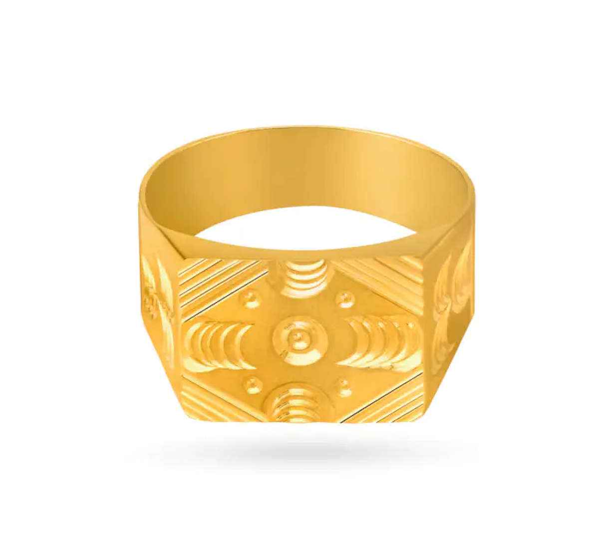 Hypnotic Gold Box Ring