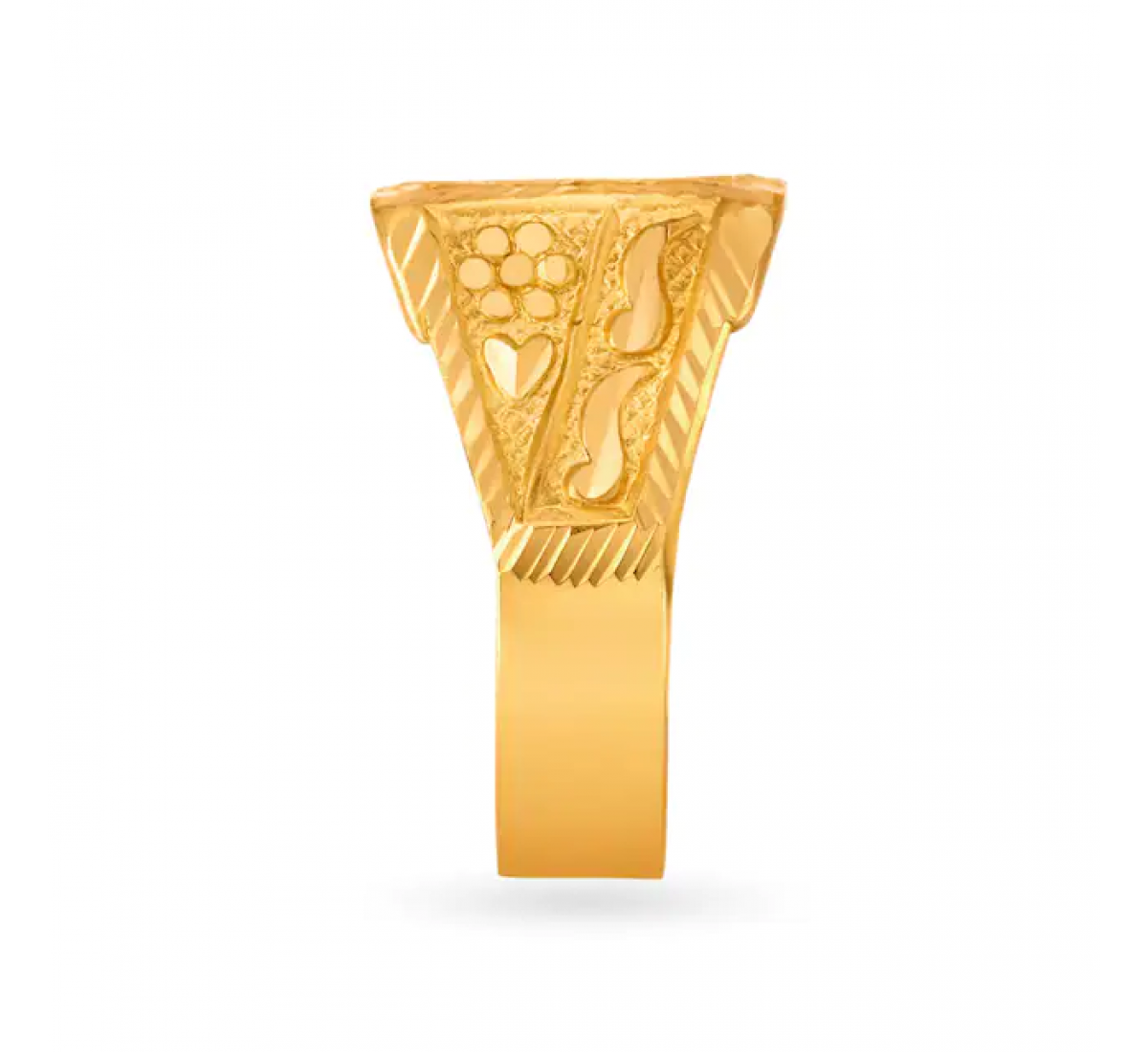 Unique Gold Square Rin