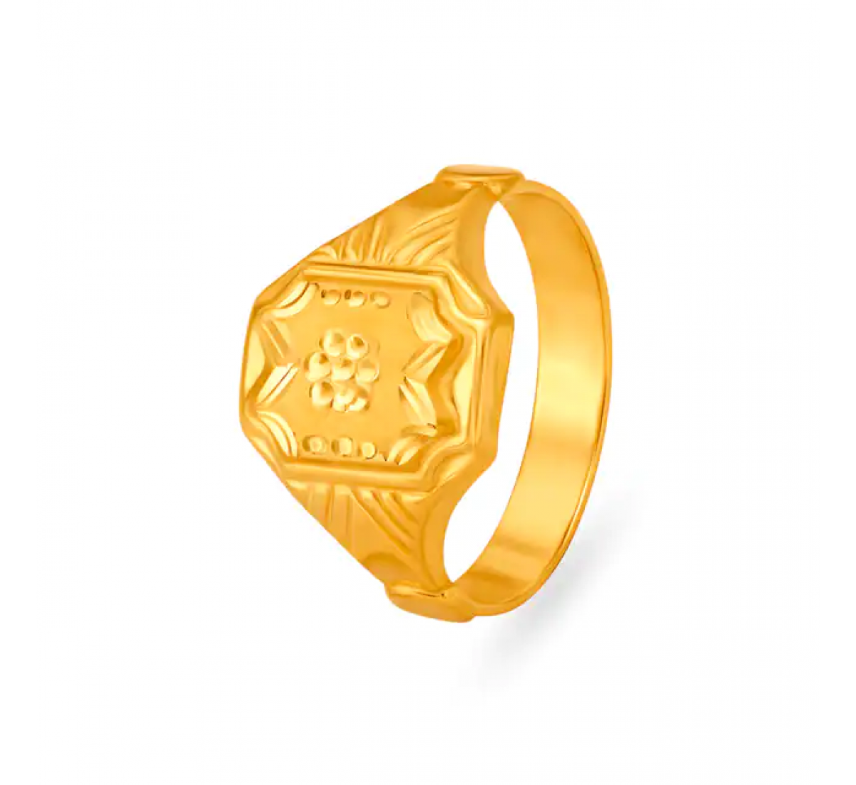 Graceful Radiant Gold Ring