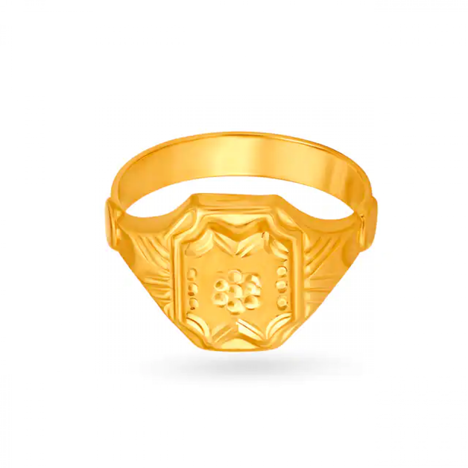 Graceful Radiant Gold Ring