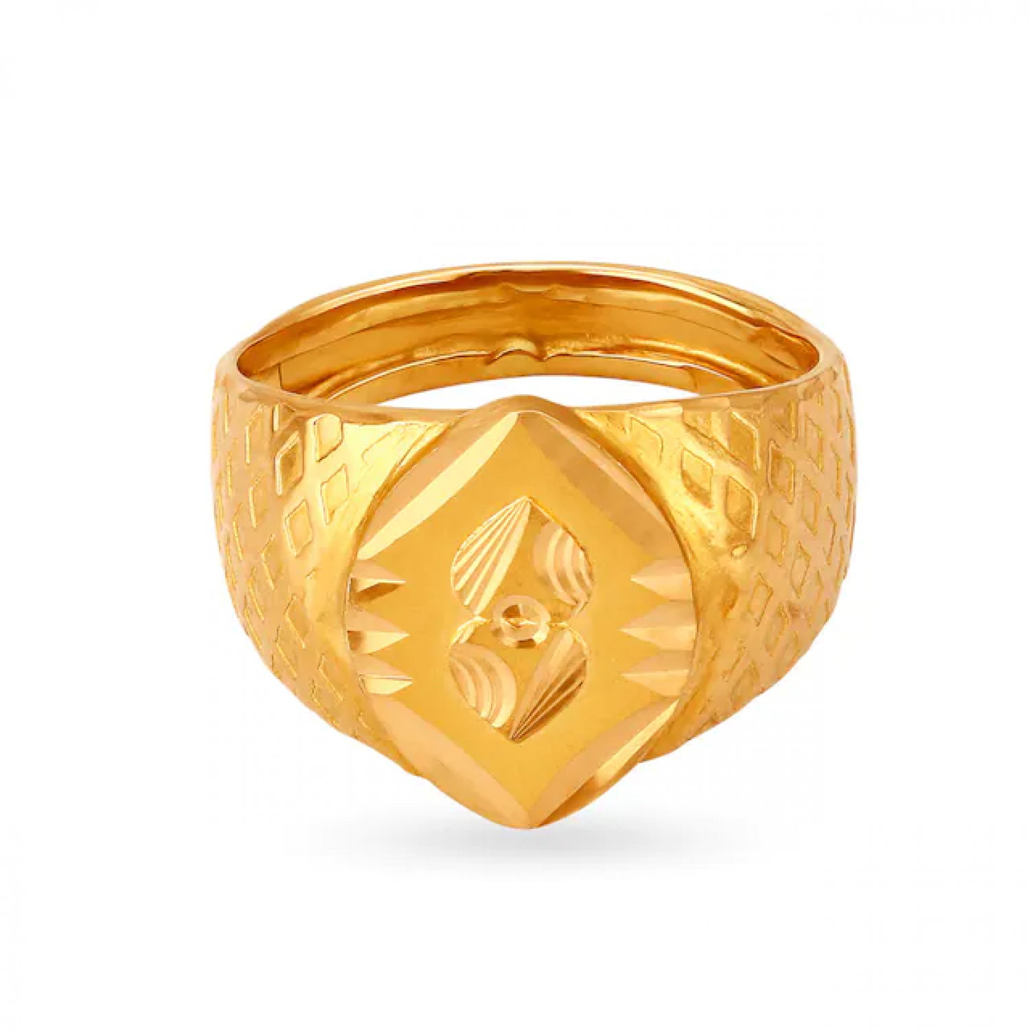Magnificent Heart Gold Ring