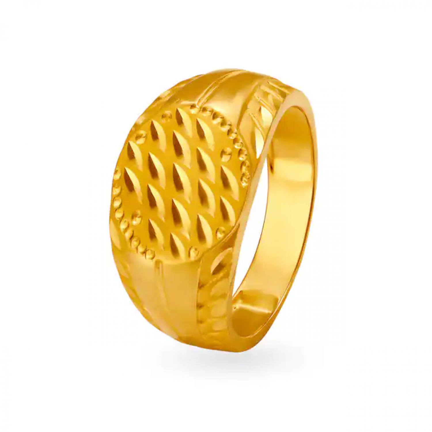 Vintage Gold Textured Ring