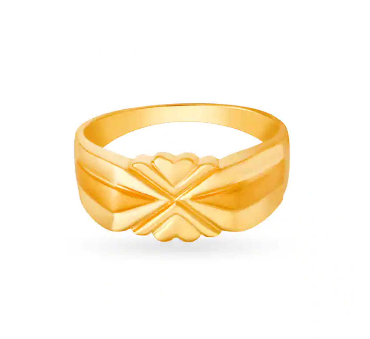Jasper Gold Geometric Ring