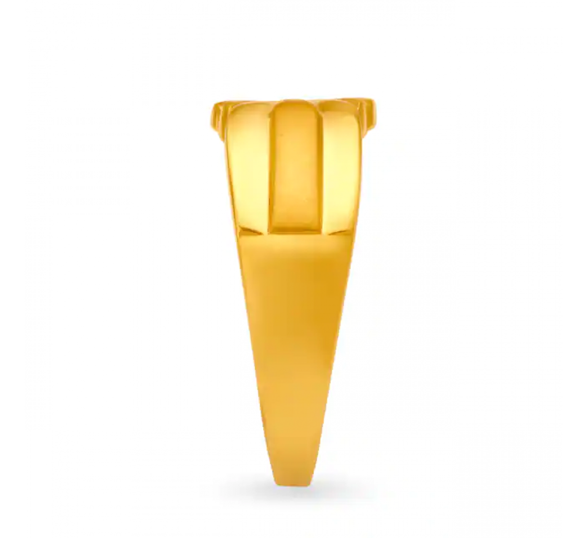 Jasper Gold Geometric Ring