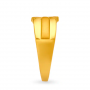 Jasper Gold Geometric Ring