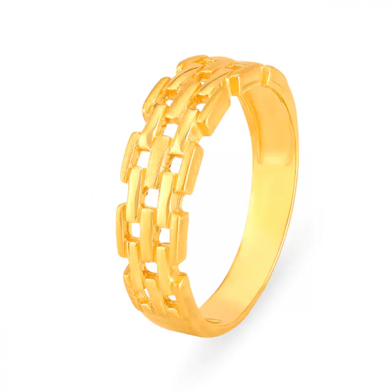Stylish Geometric Gold Ring