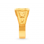 Opulent Gold Etched Ring