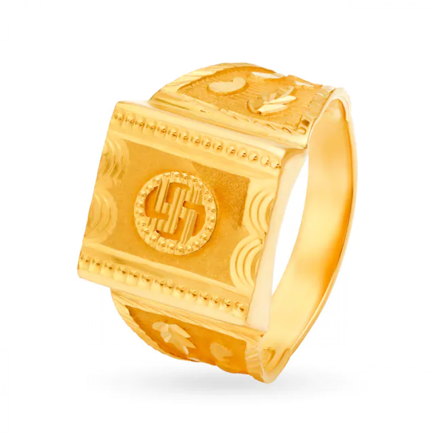 Divine Gold Swastik Ring Divine Gold Swastik Ring